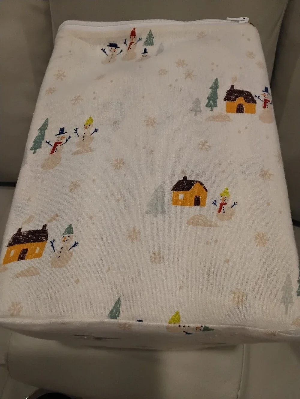 NWT 100% Cotton Snowmen Print Flannel Sheet Set Firm Price -No Bundling*